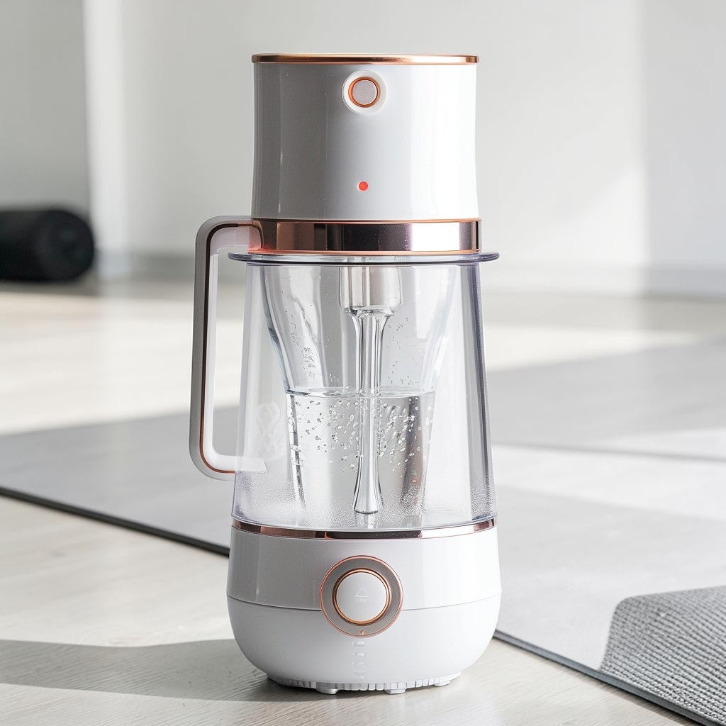 Nordic Portable Wireless Personal Blender - High Borosilicate Glass Cordless Juicer Cup, 15oz